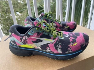 Brooks Ghost 15 Drip 2023 Women's Size 9 B Pink Gray Running Shoes 1203801B479 - Picture 1 of 6