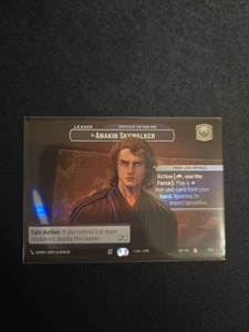 Star Wars Unlimited - Anakin, Tempted by the Dark Side - Showcase - LOF - Picture 1 of 2