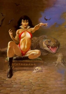 VAMPIRELLA ~ RISQUE! ~ VERY BEAUTIFUL PIN UP! ~ VERY NICE PHOTO 8 X 10! F2 - Picture 1 of 4