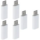  6 PCS/Set M Type-C Adapter for Phone to Micro USB Aaa Rechargeable Batteries