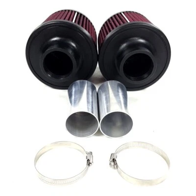 HiFlow 2.25" Dual Cone Intake Air Filters for BMW 135i 335i/xi 535i/xi Z4 N54 - image 1 of 4