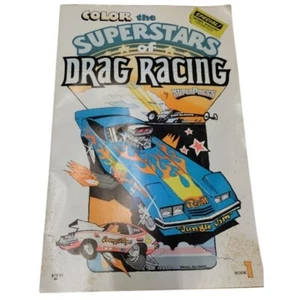 Libro da colorare Superpress Drag Racing Superstars Jungle Jim Perry Wagon - Foto 1 di 12