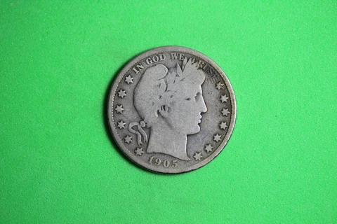 Estate Find 1904 Barber Half Dollar!!  #K18182 Cover