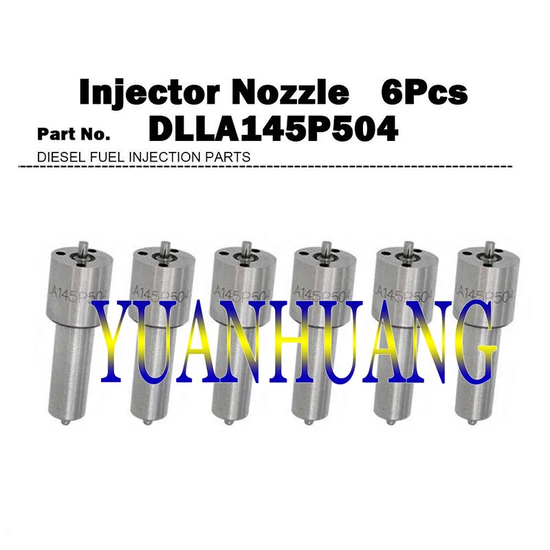 6Pcs Fuel Injector Nozzle DLLA145P504 0433171363 for VOLVO FL7 FS7 6.7D D7A D7B Foto 1 de 1
