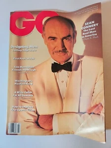 Vintage GQ Magazine July 1989 Sean Connery 1980s 80s fashion culture TV music - Picture 1 of 3