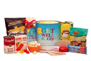 Get Well Soon Gift Pail - Cheerful Basket for a Speedy Recovery - Picture 1 of 1