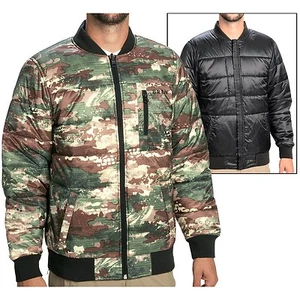 Men's Burton Parker Insulated Reversible Ski Snowboard Jacket Camo/True Black XL - Picture 1 of 4