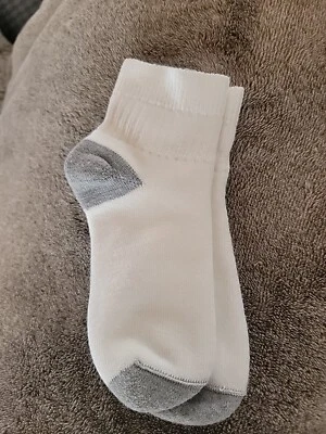 Wigwam Diabetic Sport Quarter Length Socks White Medium No Packaging  - Image 1 of 4