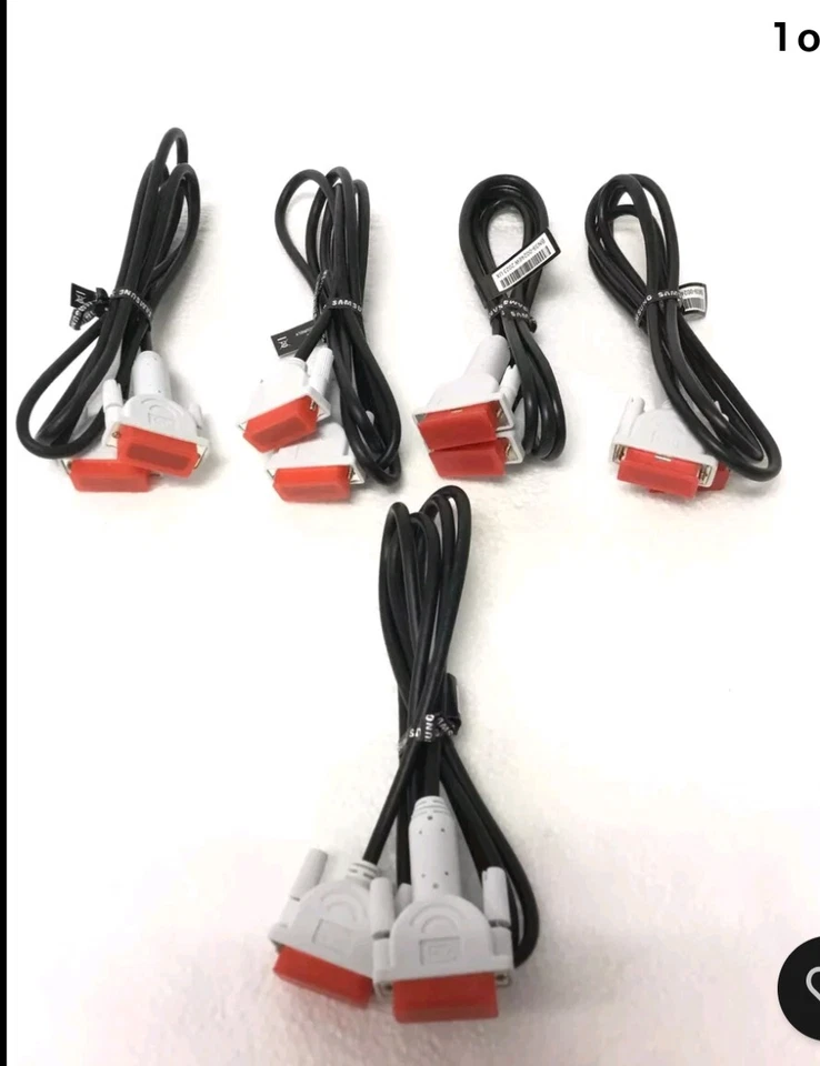  Package Of 5 Cables Samsung DVI Cables BN39-00246W  - Image 1 of 1