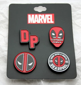Marvel Comics Deadpool 4 Hut Reversnadel Set Neu MOC Bioworld - Bild 1 von 3