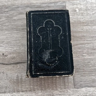 Antique 1888 Danish Book “Palm Book For Church And House Devotion” Copenhagen Foto 1 de 4