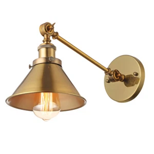 Mid-Century Wall Sconce Lamp Adjustable Single Wall Lighting Fixture for Barn - Picture 1 of 7