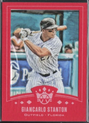 2019 Diamond Kings '02 DK Retro Framed Red #DK02-GS Giancarlo Stanton - MINT - Image 1 of 2