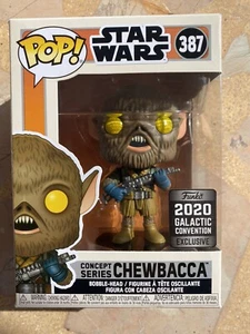 Funko Pop! Chewbacca Concept #387 (Galactic Convention) de la saga de Star Wars - Imagen 1 de 5