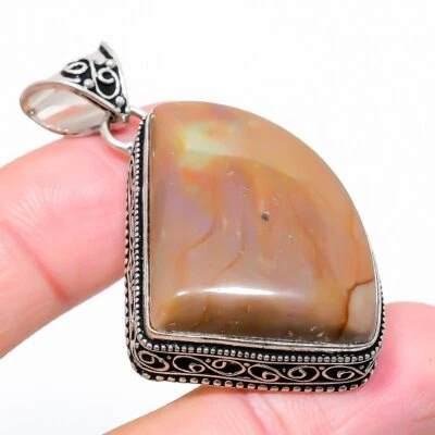 Colgante de joyería de plata de ley 925 con piedras preciosas mookaite 2,05" W018 Foto 1 de 4