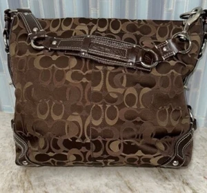 COACH BAG 100% AUTHENTIC CHOCOLATE BROWN - Picture 1 of 7