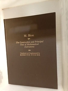 THE CONSTRUCTION AND PRINCIPAL USES OF MATHEMATICAL N. Bion VG FREE SHIPPING - Picture 1 of 2