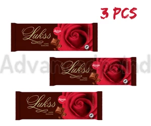 Laima Lukss Dark Chocolate Bar 190g 6.7oz Premium Latvian Candy Treat 3pcs - Picture 1 of 3