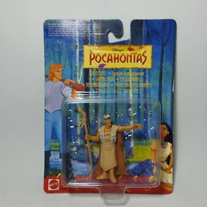Pocahontas Disney Figure Powhatan Chief Mattel 1994 New Sealed - Imagen 1 de 3
