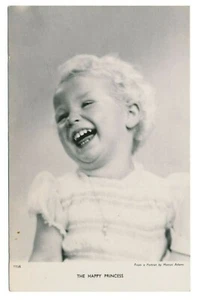 A Happy Princess Anne British Royals Marcus Adams Photo Postcard Tuck's RPPC - Picture 1 of 2