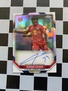 2021-22 Topps Chrome Red Bull Salzburg Team Set Auto RC Daouda Guindo /49 - Bild 1 von 2