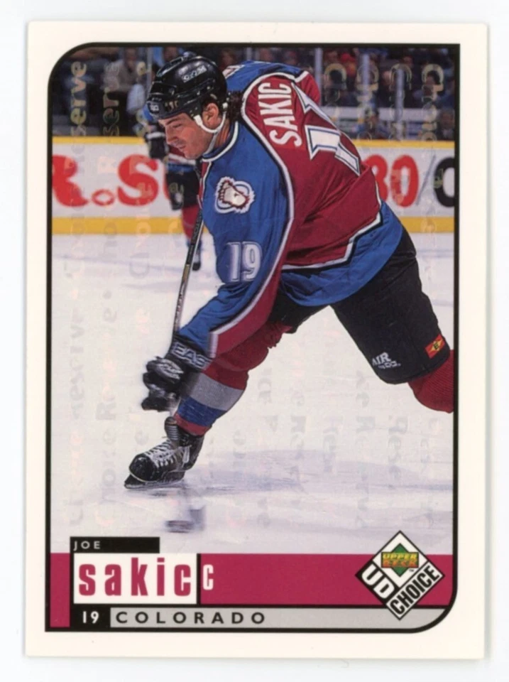 JOE SAKIC 1998-99 Upper Deck UD Choice - Choice Reserve #59 - Image 1 of 2