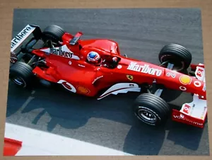 Rubens Barrichello 8x10 Photo 2004 F1 Italian GP Winner Ferrari F2004 Formula 1 - Picture 1 of 1