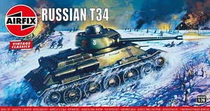 AIRFIX Vintage Classics A01316V. Russian T34. 1/76 scale Plastic Kit - Picture 1 of 5