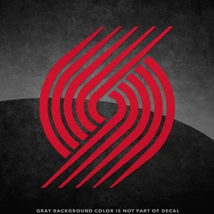 Adesivo decalcomania vinile Portland Trail Blazers - 4" e più grande - 30+ opzioni di colore! - Foto 1 di 10
