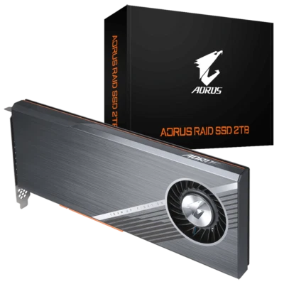 Gigabyte AORUS RAID SSD 2TB SSD PCIE 3.0 GP-ASACNE2200TTTDA Solid State Drive