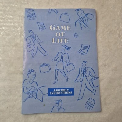 MB Games Game Of Life 1992 125th Anniversary Family Board Game Instructions Only - Image 1 of 4