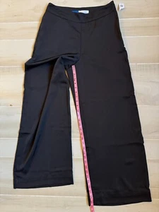 Old Navy black high rise full length wide leg pants size 10 women's 30" ins nwt - Picture 1 of 6