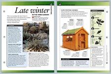 Late Winter - Cultivating - Secret World Of Herbs Fact File Card