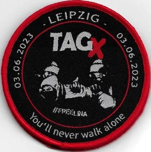 SACHSEN Leipzig inoffizielles TAG X - 03.06.2023 Polizei Patch Abzeichen Police - Bild 1 von 1