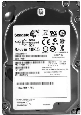 Hard Drive EMC 118033046-A02 ST9900805SS 900GB 10000U/Min 64MB SAS-2 2.5'' Inch - Image 1 of 3
