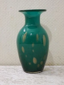 5zhFn7 - Jarrón de vidrio de diseño - Vintage alrededor de 1970 - Hecho a mano - 22,3 cm - Imagen 1 de 5