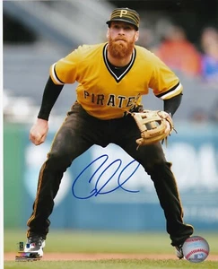 COLIN MORAN PITTSBURGH PIRATES ACTION SIGNED 8x10 - Picture 1 of 1