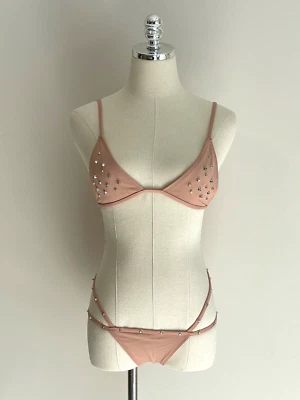 Minimale Animale Studded Bikini Set - Cocoa - Size S/XS - Image 1 of 4