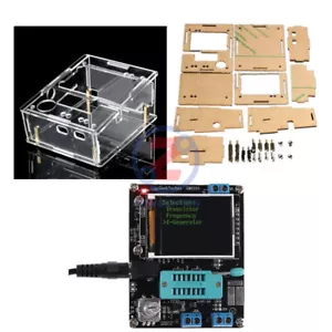 Kit de estuche acrílico medidor de transistores ensamblado inglés GM328 TFT LCR ESR medidor - Imagen 1 de 27