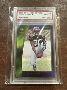 2000 Collectors Edge Odyssey Peter Warrick Card #114 PSA 9 - Picture 1 of 2