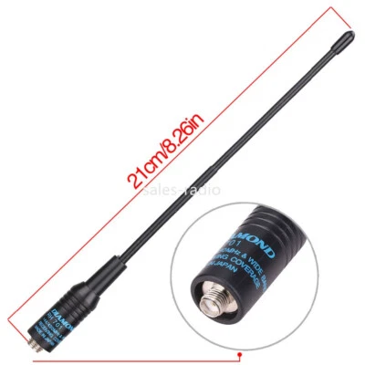For Diamond RH701 SMA-Female Dual Band VHF/UHF Antenna Baofeng UV-5R UV-82 Radio - Image 1 of 4