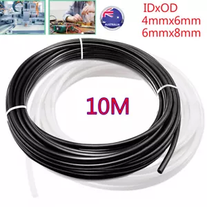 10M Nylon Tube Flexible Hose Air Line Air Ride Pneumatic Push Fit 6mm 8mm Tubing - Picture 1 of 12