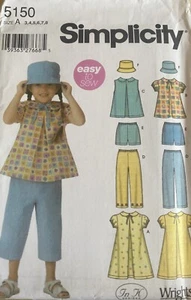 Vintage Schnittmuster Simplicity 5150 - Kinderkleidung Größe A UNGESCHNITTEN - Bild 1 von 2