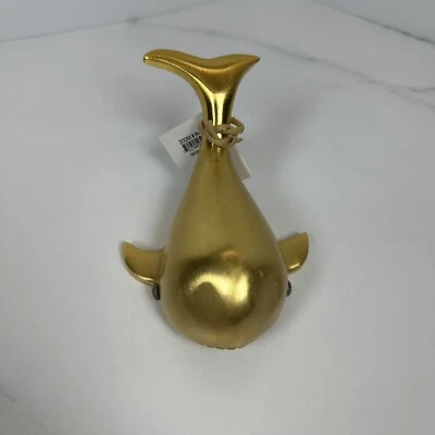 Abrebotellas Orca Whale Zodax Hecho en India Oro Pesado Foto 1 de 4