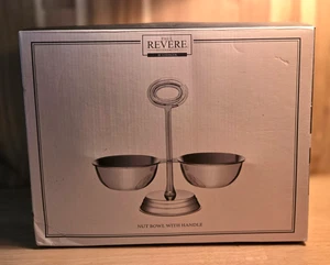 Paul Revere Silversmiths Holiday versilberte Nussschale mit Griff Neu! - Bild 1 von 5