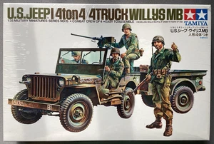 Tamiya 35015 U.S. Jeep 1/4 ton 4x4 Willys MB 1:35 Scale Model Kit 1/35 Series - Picture 1 of 1