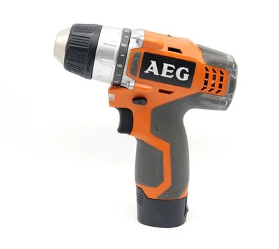 AEG BS 12 C2 Akku-Bohrschrauber 12V, 2-poliger Motor, 2x NEU Akku, Ladegerät Foto 1 de 4