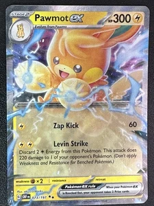 Pokemon TCG Pawmot ex SV03: Obsidian Flames 073/197 Double Rare - Picture 1 of 2