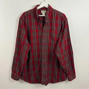 L.L. Camisa de franela manga larga a cuadros Bean para hombre talla L - Imagen 1 de 5