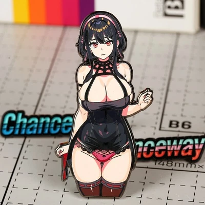 Sexy Yor Spy×Family Thorn Princess Forger Sexy Brooch Badge Fridge Magnets Gift - Image 1 of 4